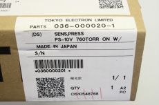 TEL DS036-000020-1 PS-1V 036-000020-1  PRESS SWITCH PS 10V 760 TORR LPCVD  OVP