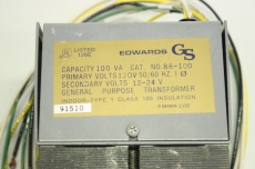 EDWARDS 88-100 43241 100VA 120V 12-24V Transformator 