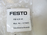 FESTO Steckverbinder Steckverschraubung verschraubung CQ-1/2-12 fitting