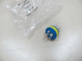 AMPHENOL 4P Ø22mm 4 Pin blau gelb Stecker Steckverbinder 0613288