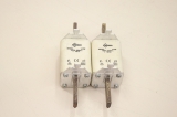 2x WEBER NH2C KTF 100A 500V NH Sicherung NH2C