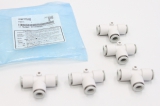 5x SMC KQ2T10-00 10mm T-Steckverschraubung