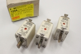 3x SIBA NH00 125A 500V 2000113.125EL NH Sicherungseinsatz 2000113.125EI