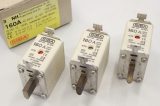 3x SIBA 2000013.50EL NH000 50A 500V NH Sicherungseinsatz 4028854019708