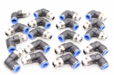 19x FESTO QSL-1/4-10 R1/4mm 8mm Ø10mm L-Steckverbinder