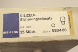 25x SIEMENS 5SD460 SILIZED 50A 500V DIII Sicherungseinsatz 