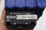 KRAUS & NAIMER KG64B K500 63A Schalter Hauptschalter KG64BK500/B-K003VE OVP