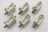 6x KONCAR 0636 21 125A 500V 120kA NH Sicherungseinsatz 0636/21 