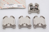 4x WEIDMüLLER WDU 35 125A 35mm² Durchgangs-Reihenklemme 