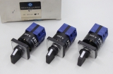 3x KRAUS & NAIMER CG4A200-600E S00 10A Nockenschalter Drehschalter 