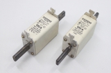 2x SIEMENS 3NA3 130 100A 500V NH1 NH Sicherungseinsatz 3NA3130 