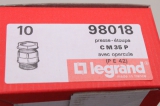 10x LEGRAND PG42 TAP 16mm PG 42 Verschraubung Kabelverschraubung 98018 OVP