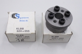 2x SYSTEM BLOCK KLBB 20x55 Spannsatz Coupling clamping ring OVP