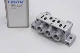 FESTO NAS-1/4-01-VDMA 161109 G1/8 G1/4 Einzelanschlussplatte 161109 OVP