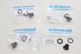 4x CONXALL  2 pin  Mini-con-x Stecker Rundstecker  7282-2SG-300 OVP