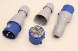3x LEGRAND P17 32A 200-250V IP44 Stecker Kupplung 3 polig 555234