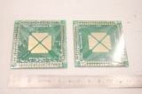 2x ROTH ELEKTRONIK SMD FR4 Epoxidglas 57,2mm Multiadapter Steckplatine 1172126