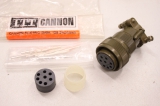 ITT CANNON CA3106E20-7S-F80 Industrial Stecker Connector Plug CA3106E207SF80 OVP