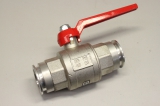 LEYBOLD HERAEUS DN40 PN25 Kugelventil Valve Ventil Kugelhahn 17497B2
