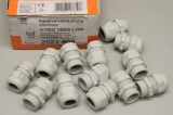 13x OBO BETTERMANN Kabelverschraubung, vollmetrisch, M25,Polyamid 4012195533726