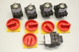 5x EATON P1-25 Schalter Notaus Drehschalter 