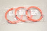 3x  ST/UPC-ST/UPC MM DX 50/125 3m Dublex Patchkabel Kabel Lichtwellenleiter OVP