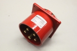  MENNEKES 32A5p6h400V IP44 1409 Anbausteckdose 5polig Stecker Anbaustecker 1409