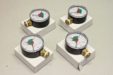 4x AFRISO4x AFRISO 0-4bar G3 senkrecht 63mm Gehäuse Manometer 63910 OVP