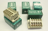 5x B7 Steckfassung Plug in socket Fassung B7 OVP