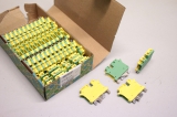 43x PHOENIX CONTACT Schutzleiter-Reihenklemme Schutzleiterklemme UK10-PLUS-PE 