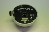 VISHAY  21-A-11 0-100 Drehschalter Stellkopf Potentionmeter stellkopf 21A11