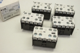 5x EATON 4-polig  Hilfskontaktblock 22DILE 4015080102885 OVP