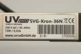 UV PRO SVG-KRON-36N 230V 72W 0,32A Wasserentkeimung Entkeimung SVG-KRON-36N