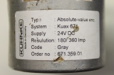 KUHNKE Kuax 671 671.359.01 24V DC 180/360Imp Gray Drehgeber Absolut 132612 