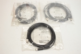 3x WENGLOR BG8SG8V1-2M 2m M8 3pol Sensor Kabel BG8SG8V12M OVP