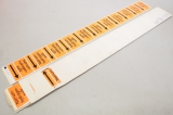 15x 70x7,6mm Natrium hydrogen Sulfit Aufkleber Warnaufkleber Warnzeichen OVP
