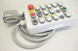 Bedienpult 280x170x57mm mit Taster Schalter Leuchten Operator Panel Han40D-M
