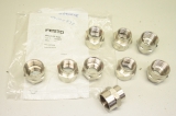 9x FESTO 8030297 Fitting Reduziermuffe NPFC-R-G34-G12-F OVP