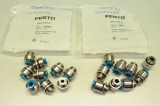 18x FESTO 186266 steckverschraubung QSM-G1/8-4-L OVP