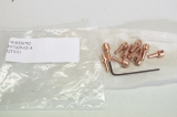 10x  H26782 1,3mm 0,050 Stecker copper Contact Screw Type 7429-02-A OVP