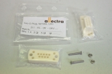 ALLECTRA 211-FS09-UHV Sub-D Plug male 9pins Ceramic UHV 211FS09UHV OVP