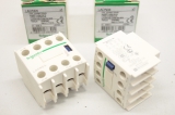 2x SCHNEIDER ELECTRIC Hilfsschalterblock 4Ö Hilfskontaktblock LADN04 OVP