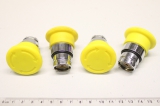 4x TELEMECANIQUE ZB2BS55 ZB2 BS55 gelb Ø40mm Schalter Notaus 066219