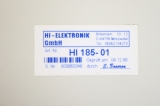 HI-ELEKTRONIK HI 185-01  Füllstand Grenzschalter Grenzstanddetektor HI18501