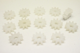 13x  10 Zahn 29mm 30mm Zahnrad Stirnrad plastik Kunstoff 02