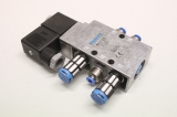 FESTO MFH-5-1/8-EX G1/8 5/2 Wege Elektro Magnetventil & Schalldämpfer 