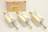 3x SOCOMEC 67220125 125A 500V T2 NH Sicherungseinsatz 67220125 OVP