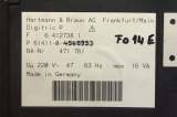 HARTMANN & BRAUN 61411-0-4565953 6.412738.1 Digitric P Anzeige Display Regler 