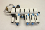 FESTO MS4-EE-1/4-V24-S MS4-LFR-1/4-D7-C-R-V-AS  MS4-FRM-1/4 Wartungseinheit 