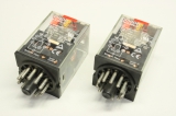 2x OMRON MKS3PI-5 AC 24V Relais 04109EW